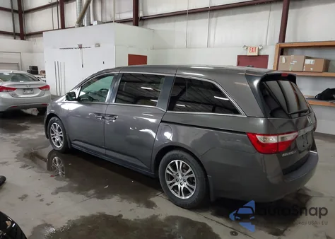 2013 Honda Odyssey Ex-L из США, поврежденный, VIN 5FNRL5H68DB054612